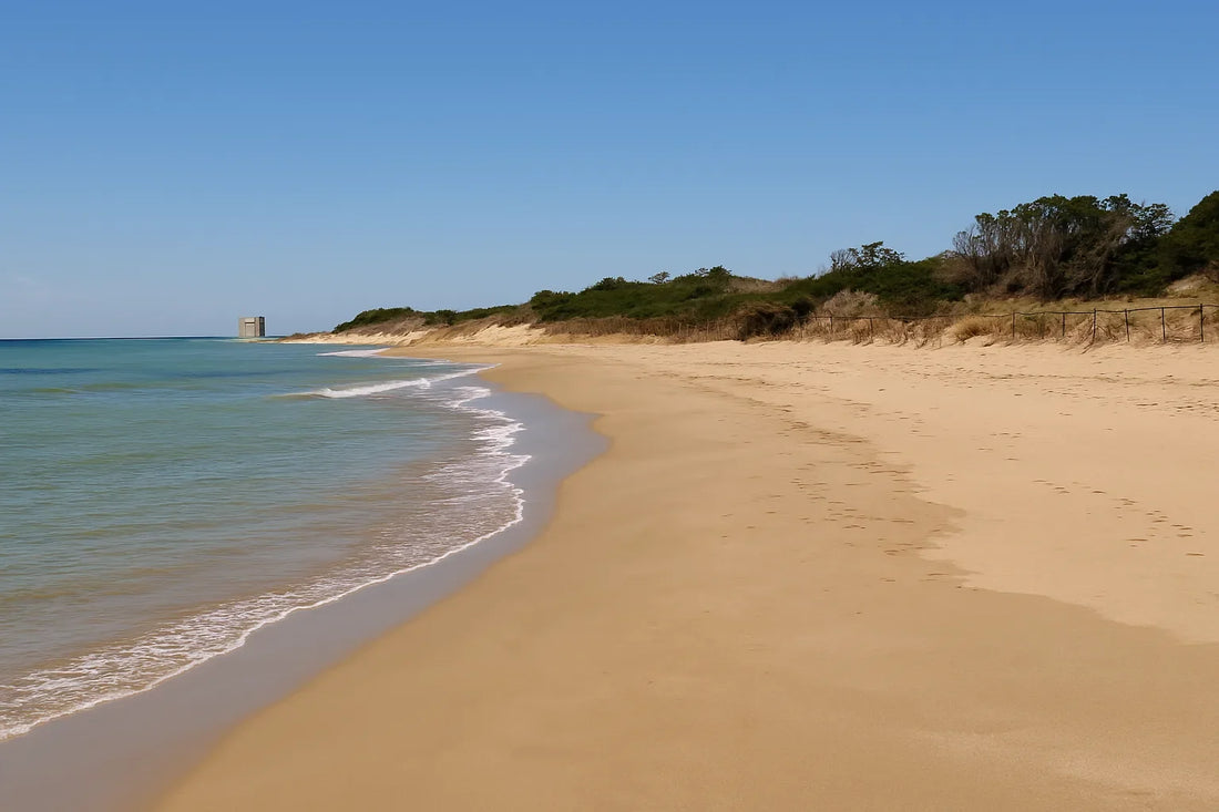 Capitolo: la spiaggia di sabbia di Monopoli