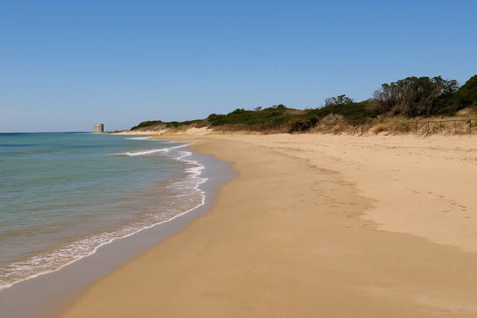 Capitolo: la spiaggia di sabbia di Monopoli